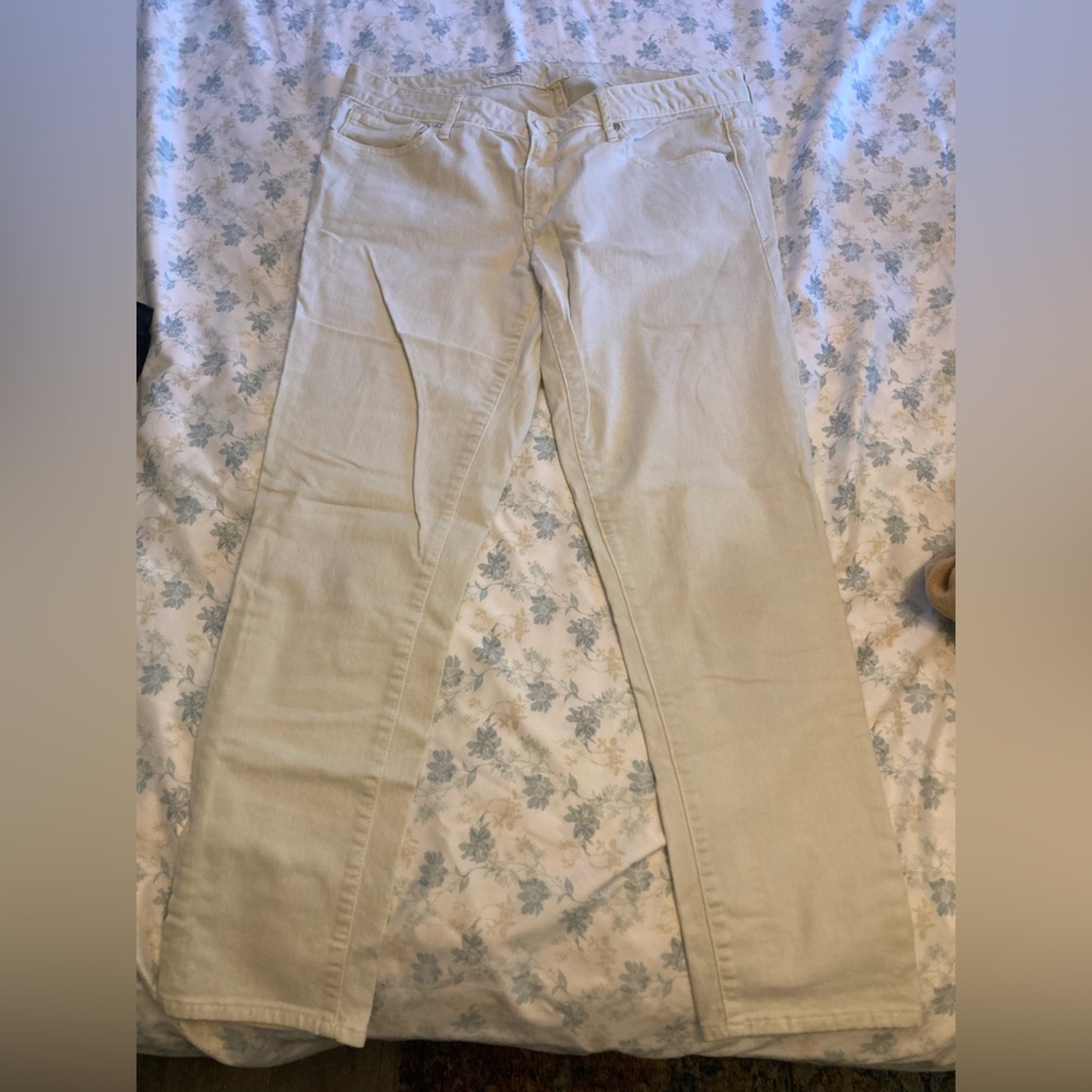 Off White Skinny Jeans